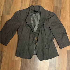RW&CO. Brown Blazer with Button Detail